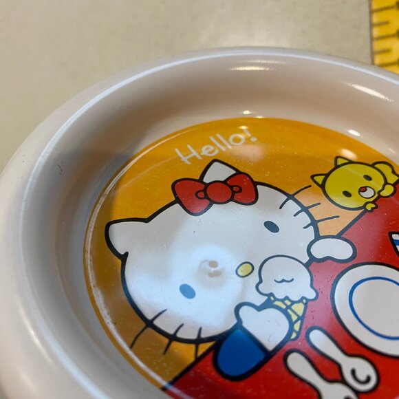 VINTAGE SANRIO HELLO KITTY METAL TRAY DISH MADE IN JAPAN - Picture 4 of 8